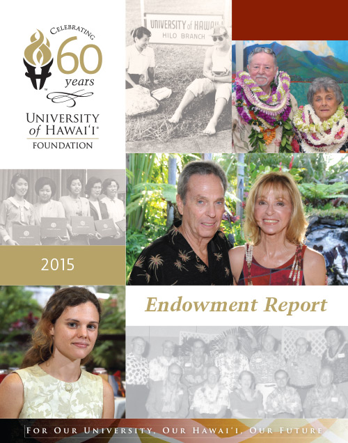 Endowment Report 2015 Cover