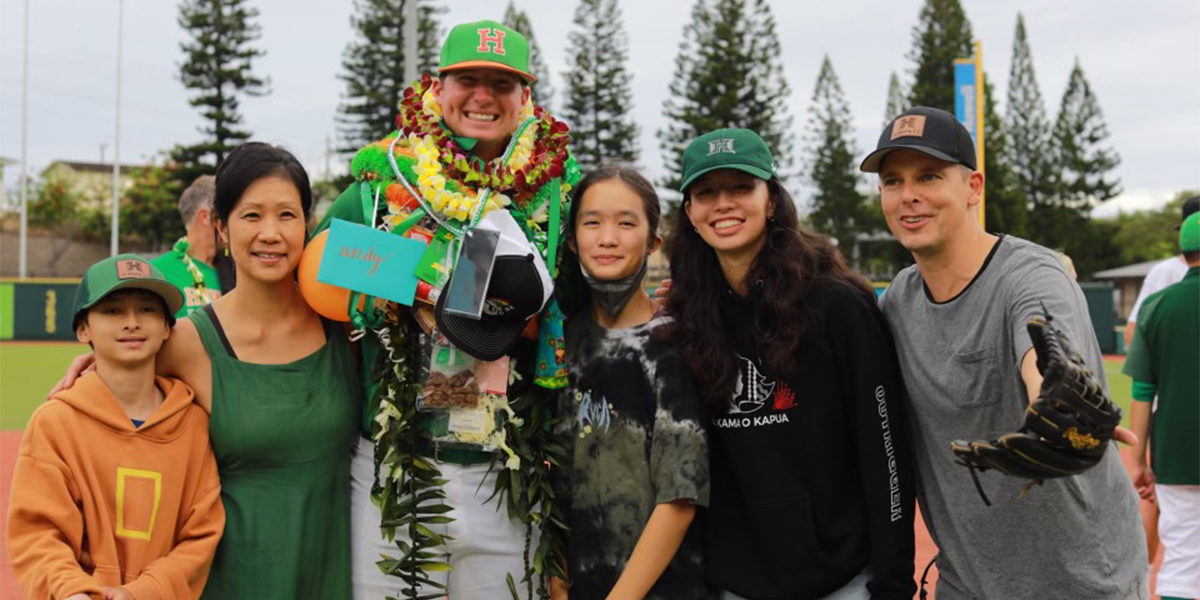 Andy Archer and hanai family