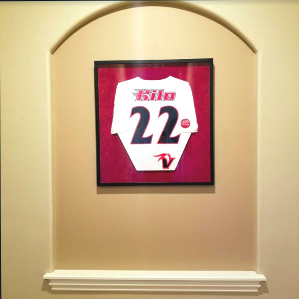Lindsey's jersey number 22 has been retired