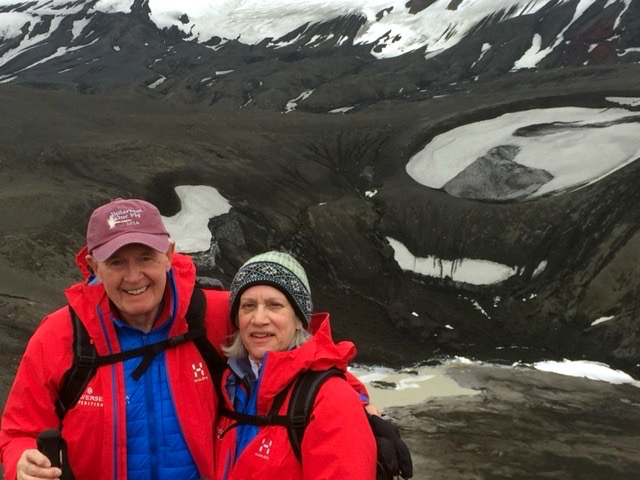 Debra and Arlen Prentice in Antarctica