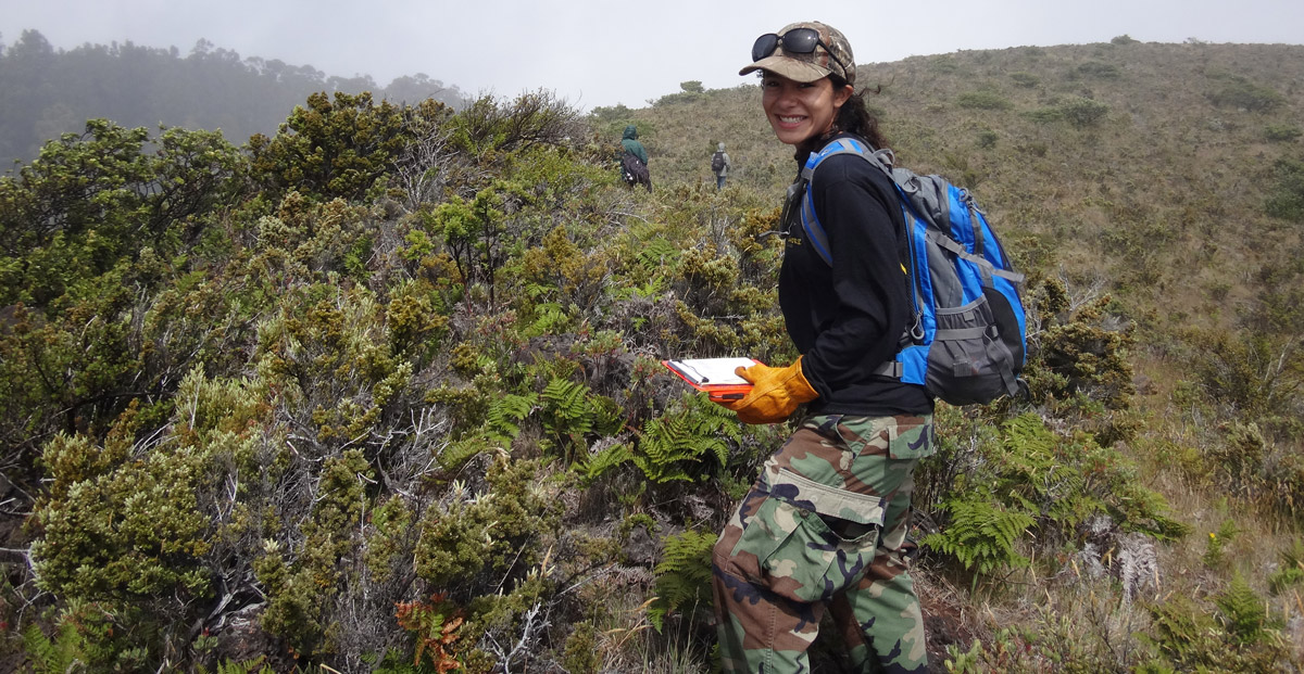 Samantha Alvarado at Haleakala National Park