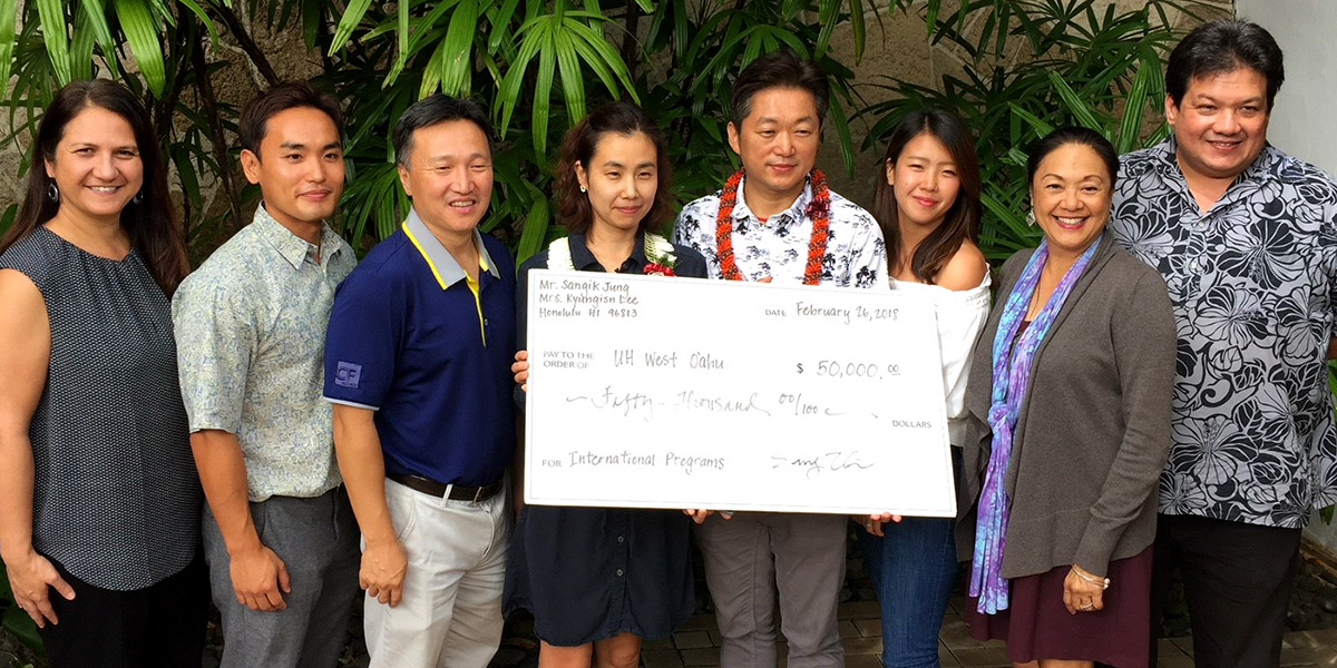 Sangik Jung donates $50,000