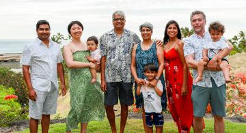 Bharath Kadaba and family