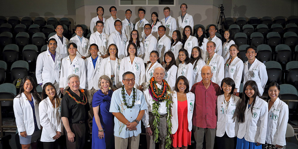 Celebrating the Will J. Henderson Aloha Fund at the University of Hawai‘i at Mānoa John A. Burns School of Medicine: Photo curtesy of Scott Nishi