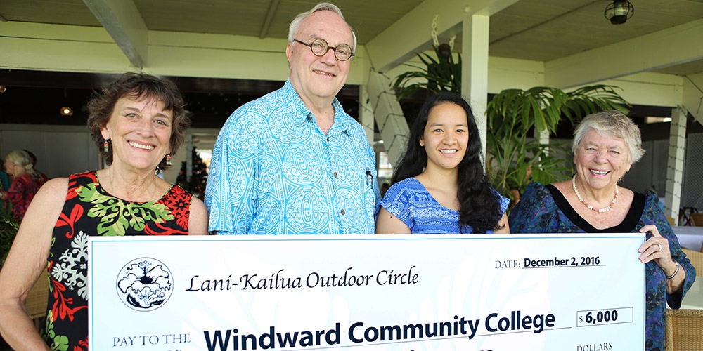 Lani-Kailua Outdoor Circle presents $6,000 Scholarship for Environmental Studies at Windward CC