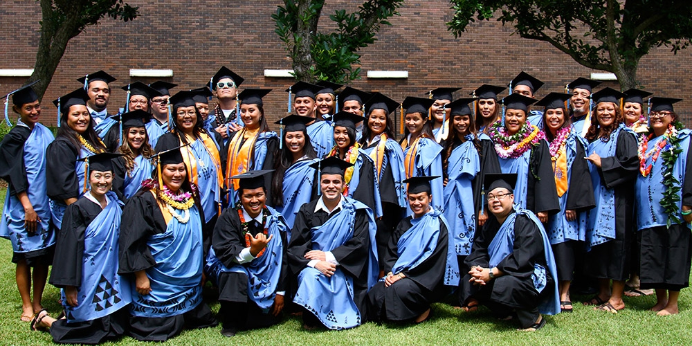 Leeward Community College graduates, photo courtesy of Leeward CC